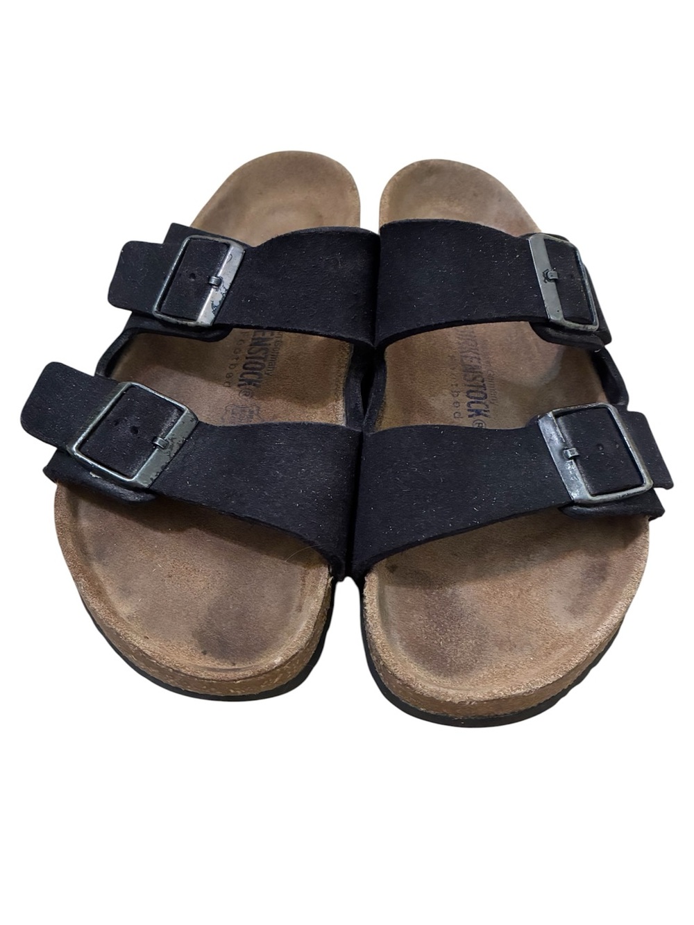 BIRKENSTOCK | Black Arizona Leather Sandals - Size 39 / 8-8.5